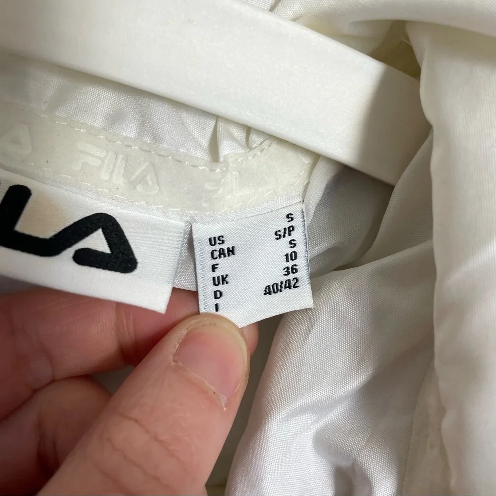 FILA bomber jacket black and white puffer jacket new with tags